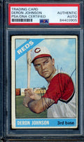 Deron Johnson PSA DNA Coa Signed 1966 Topps Autograph
