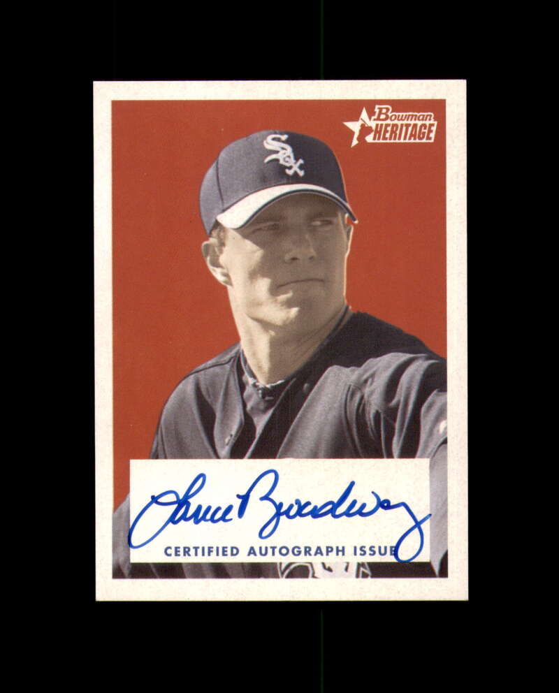 Lance Broadway 2006 Heritage Signs of Greatness Autograph White Sox
