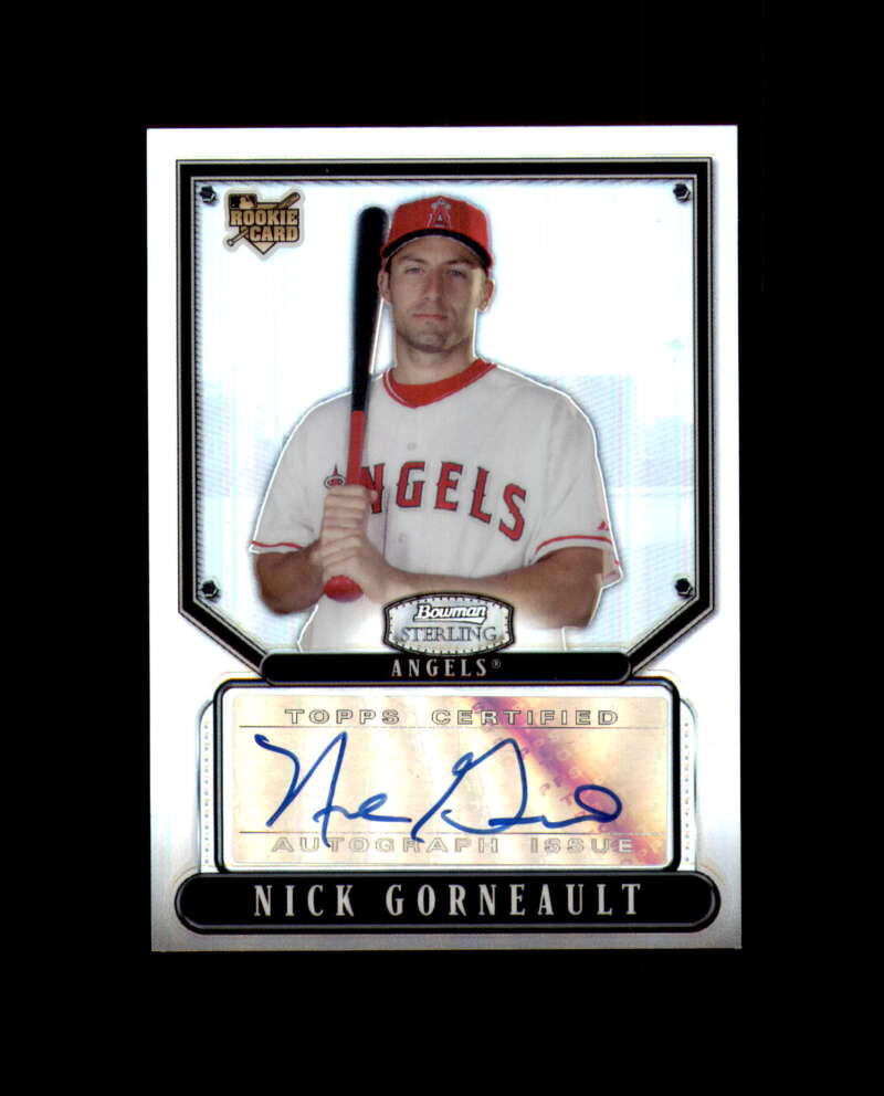 Nick Gorneault 2007 Bowman Sterling Refractors 055/199 Autograph Signed Angels