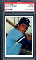 George Brett PSA Mint 9 1975 SSPC Rookie