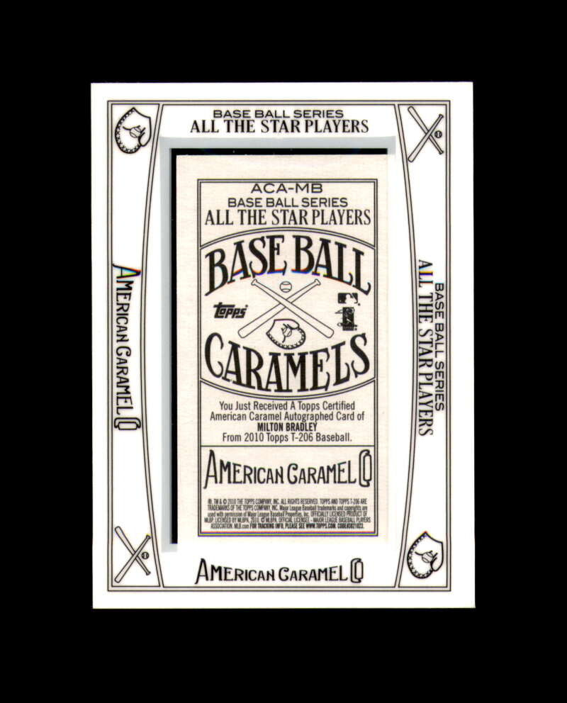 Milton Bradley 2010 American Caramel Mini Signed Topps Mariners