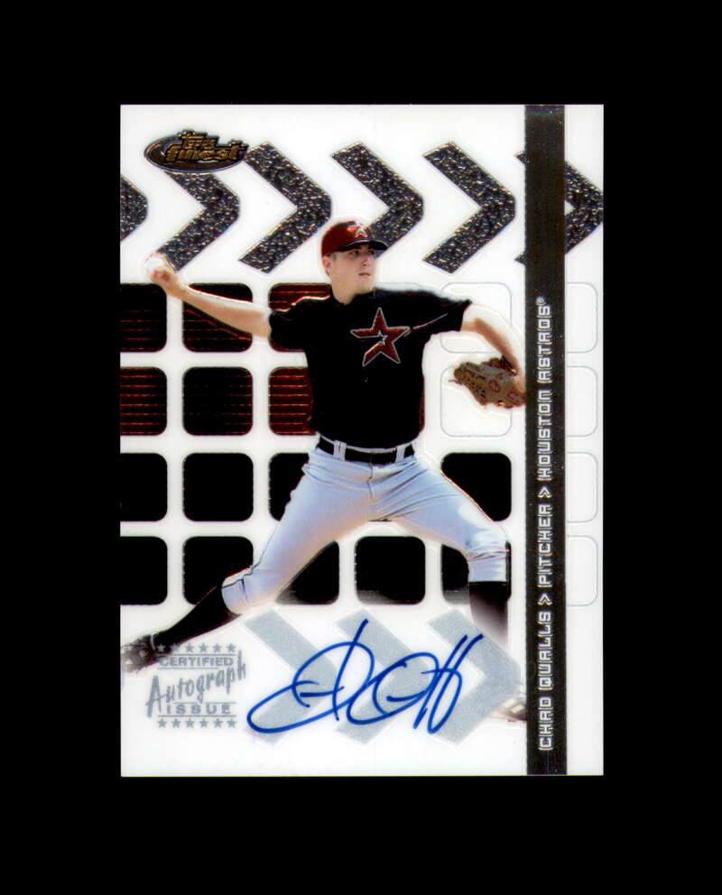 Chad Qualls 2002 Finest Signed Topps Astros