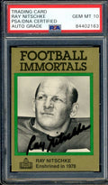 Ray Nitschke PSA DNA Gem Mint 10 Signed 1985 Football Immortals Autograph