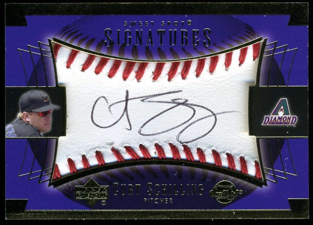 Curt Schilling 2003 Upper Deck Sweet Spot Autograph Diamondbacks