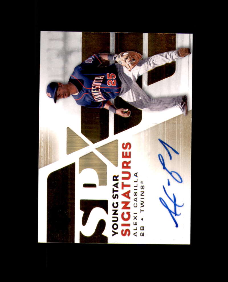 Alexi Casilla 2008 Upper Deck SPX Autograph Twins