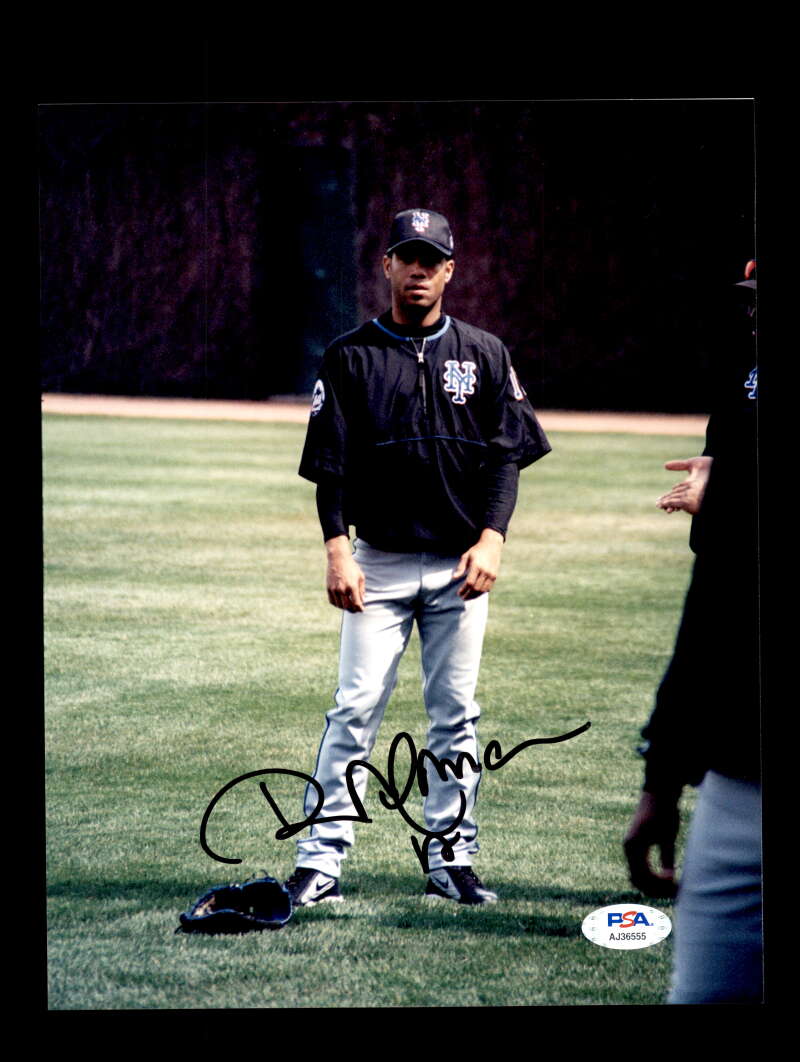 Roberto Alomar PSA DNA Coa Signed 8x10 Photo Mets Autograph
