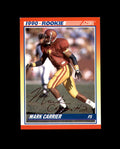 Mark Carrier Hand Signed 1990 Score Chicago Bears Autograph