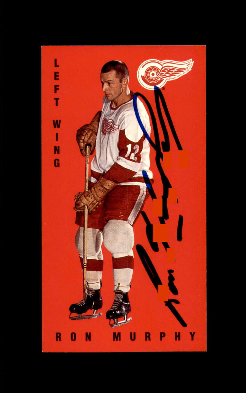 Ron Murphy Signed 1994 Parkhurst Tall Boys Detroit Red Wings Autograph