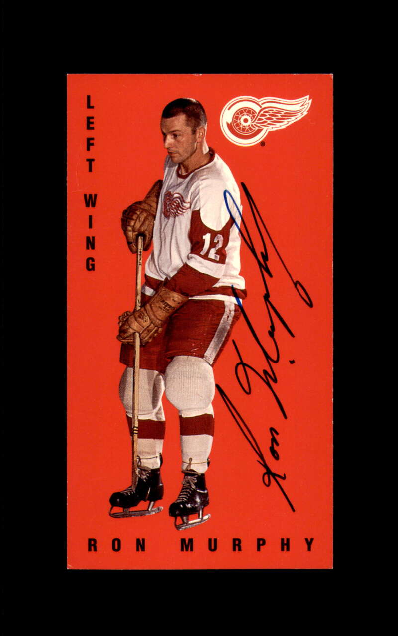 Ron Murphy Hand Signed 1994 Parkhurst Tall Boys Detroit Red Wings Autographed