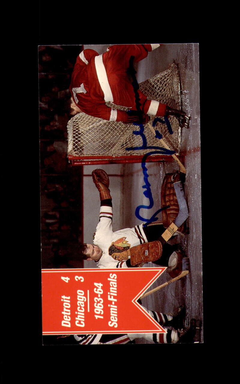 Norm Ullman Hand Signed 1994 Parkhurst Tall Boys Detroit Red Wings Autograph