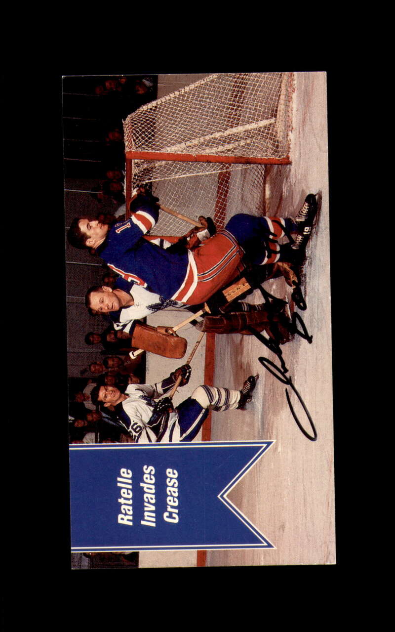 Johnny Bower Hand Signed 1994 Parkhurst Tall Boys Toronto Maple Leafs Autograph
