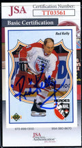 Red Kelly JSA Coa Autograph 1991 Upper Deck Heroes Signed Hockey