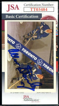 Allan Stanley JSA Coa Autograph 1992 Ultimate Original Six Signed Hockey