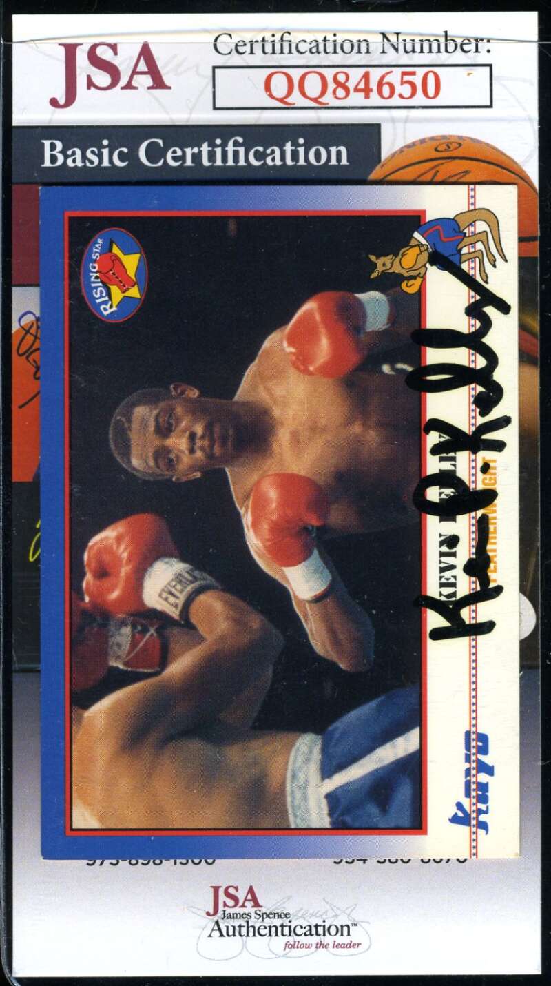 Kevin Kelley JSA Coa Autograph 1991 Kayo Signed Boxing