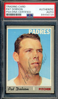 Pat Dobson PSA DNA Signed 1970 Topps Autograph