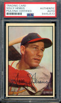 Solly Hemus PSA DNA Signed 1953 Bowman Autograph St. Louis Cardinals
