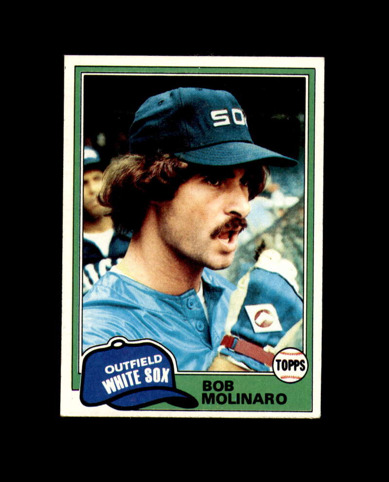 Bob Molinaro Hand Signed 1981 Topps Chicago White Sox Autograph
