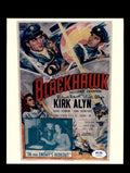 Kirk Alyn PSA DNA Coa Signed 8x10 Blackhawk Photo Autograph