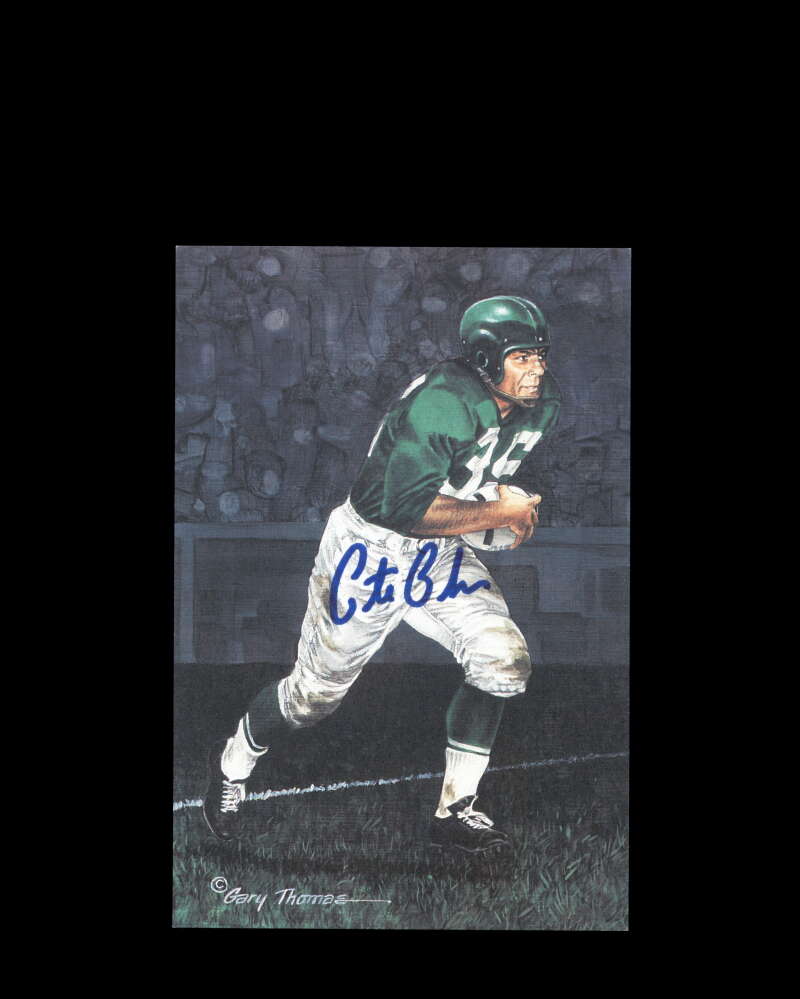 Pete Pihos PSA DNA Coa Signed Goal Line Art Card GLAC Autograph