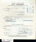 Happy Day JSA Signed Coa Rare 1949 Maple Leafs Contract