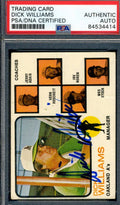 Dick Williams PSA DNA Coa Signed 1973 Topps Autograph
