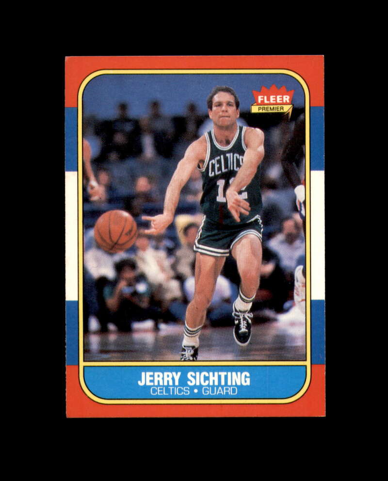 1986-87 Fleer #101 Jerry Sichting MINT Boston Celtics Box Break