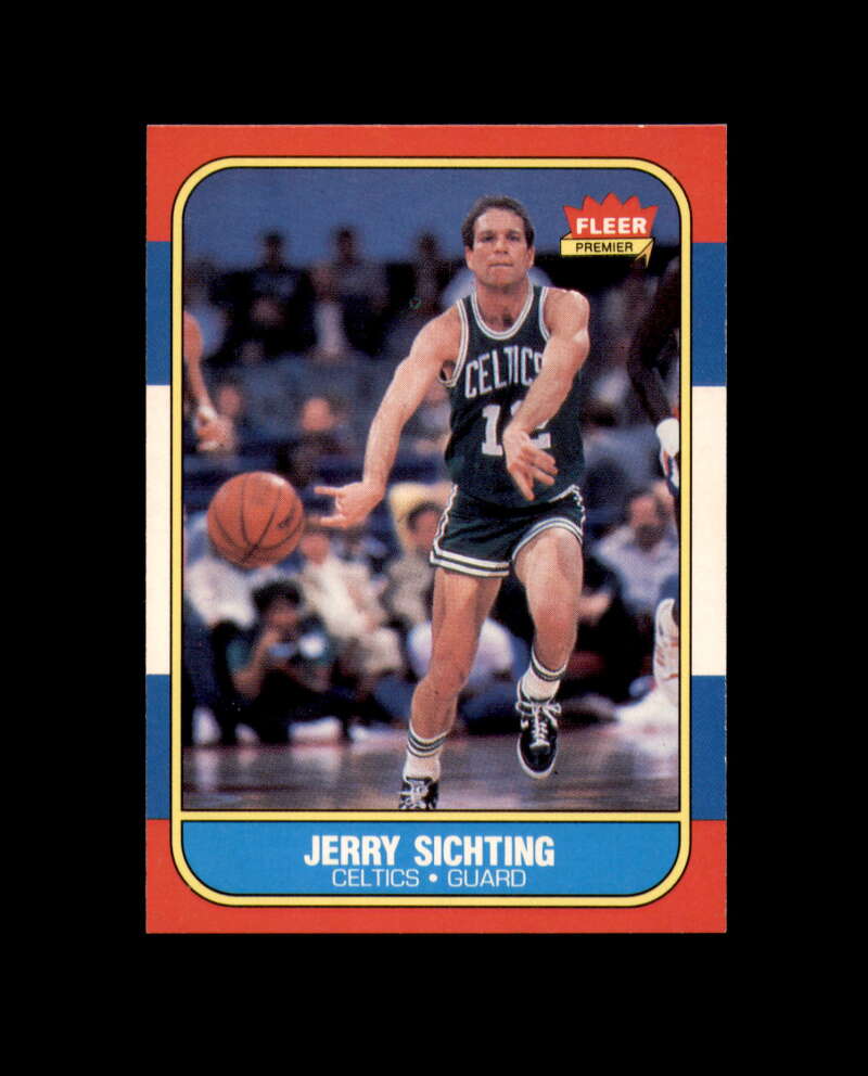 1986-87 Fleer #101 Jerry Sichting MINT Boston Celtics Box Break 11