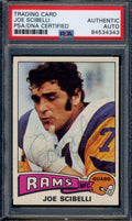 Joe Scibelli PSA DNA Vintage Signed 1975 Topps Autograph
