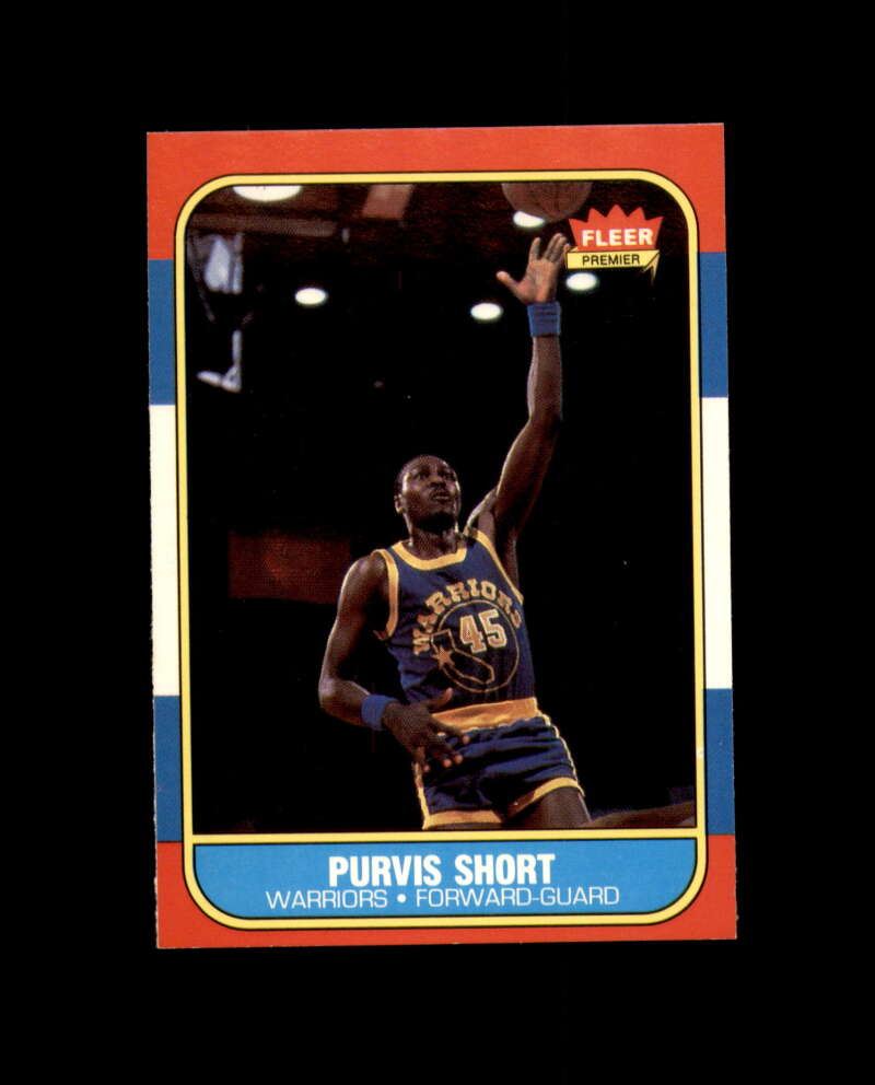 1986-87 Fleer #100 Purvis Short MINT Golden State Warriors Box Break 7