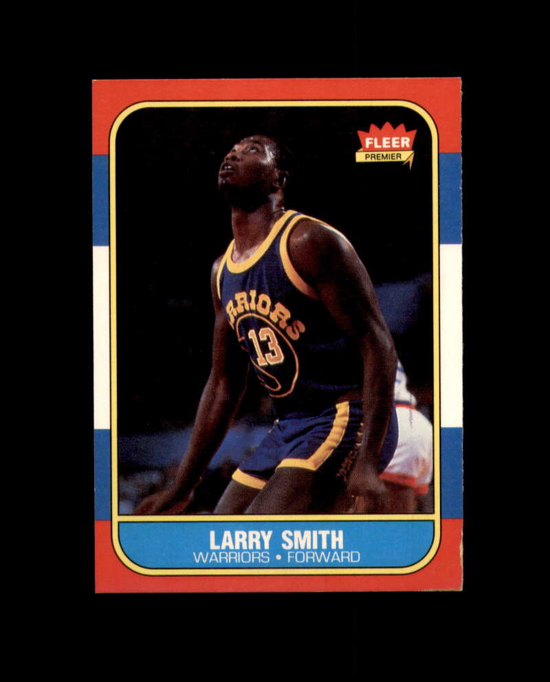 1986-87 Fleer #104 Larry Smith MINT Golden State Warriors Box Break