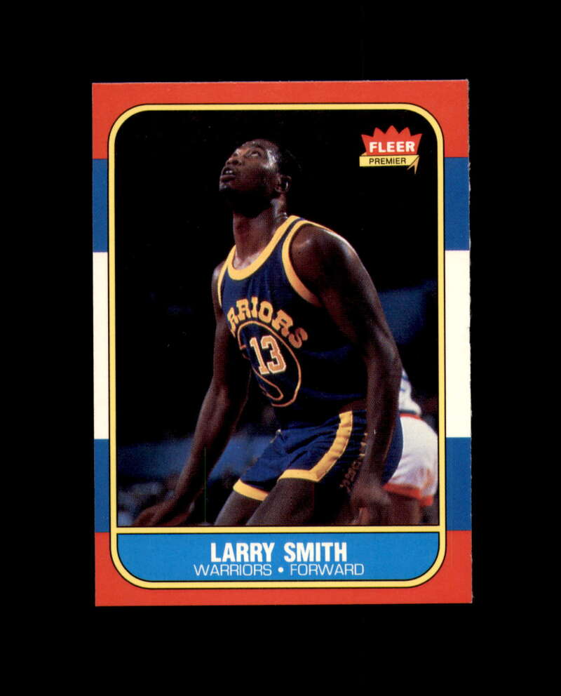 1986-87 Fleer #104 Larry Smith MINT Golden State Warriors Box Break 3