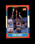 1986-87 Fleer #18 Wayne Cooper MINT Denver Nuggets box break 3