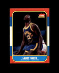 1986-87 Fleer #104 Larry Smith MINT Golden State Warriors box break