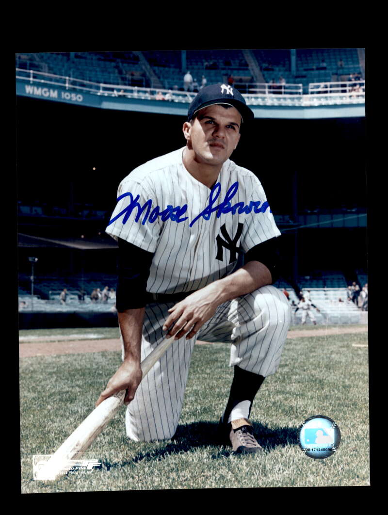 Moose Skowron Hand Signed 8x10 Photo Autograph New York Yankees
