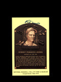 Bobby Doerr Hand Signed Gold Hall Of Fame Postcard Autograph