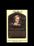 Bobby Doerr Signed Gold Hall Of Fame Postcard Autograph