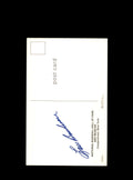 Lou Boudreau  Signed Dexter Press Hall Of Fame Postcard Autograph