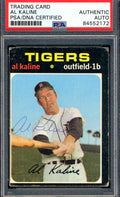 Al Kaline PSA DNA Coa Signed 1971 Topps Autograph