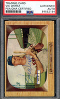 Vic Wertz PSA DNA Coa Signed 1955 Bowman Autograph