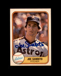 Joe Sambito Hand Signed 1981 Fleer Houston Astros Autograph
