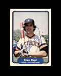 Stan Papi Hand Signed 1982 Fleer Detroit Tigers Autograph