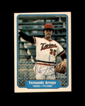 Fernando Arroyo Hand Signed 1982 Fleer Minnesota Twins Autograph