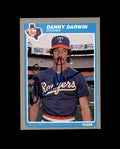 Danny Darwin Hand Signed 1985 Fleer Texas Rangers Autograph