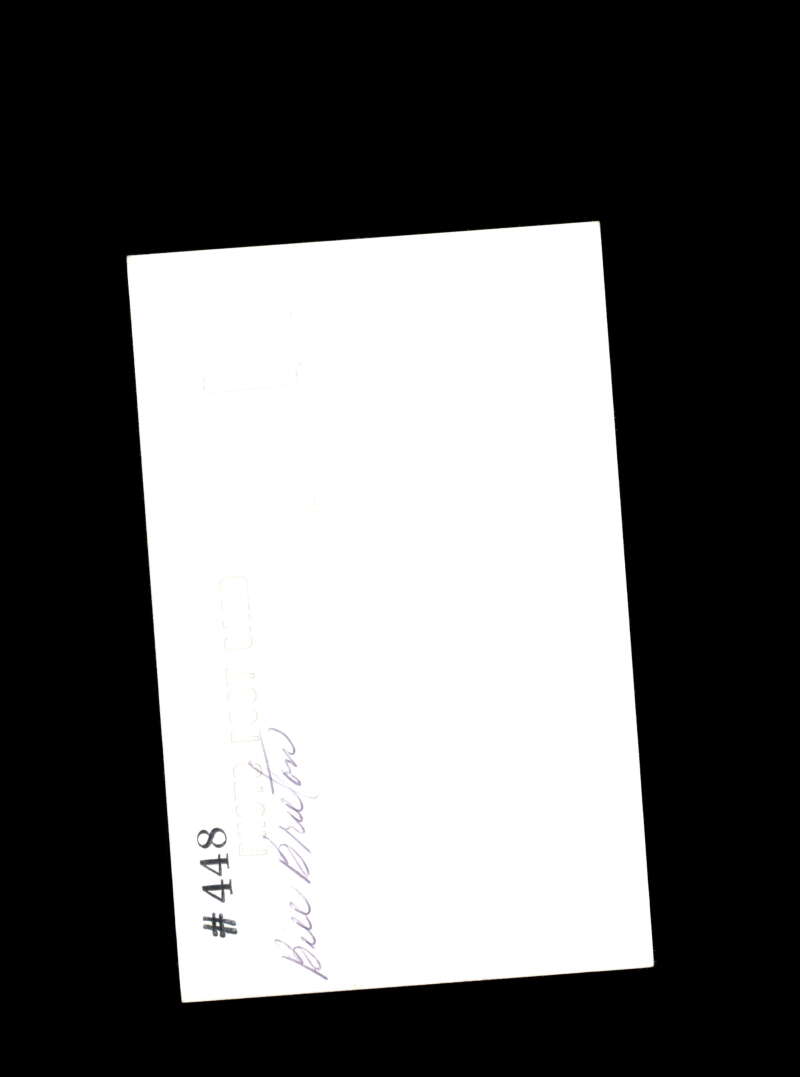 Billy Bruton Hand Signed Vintage Detroit Tigers Postcard  Autograph