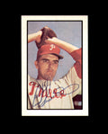 Curt Simmons Hand Signed 1953 Bowman Color Reprint Philadelphia Phillies Autograph