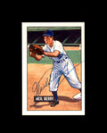 Neil Berry Hand Signed 1951 Bowman Reprint Detroit Tigers Autograph