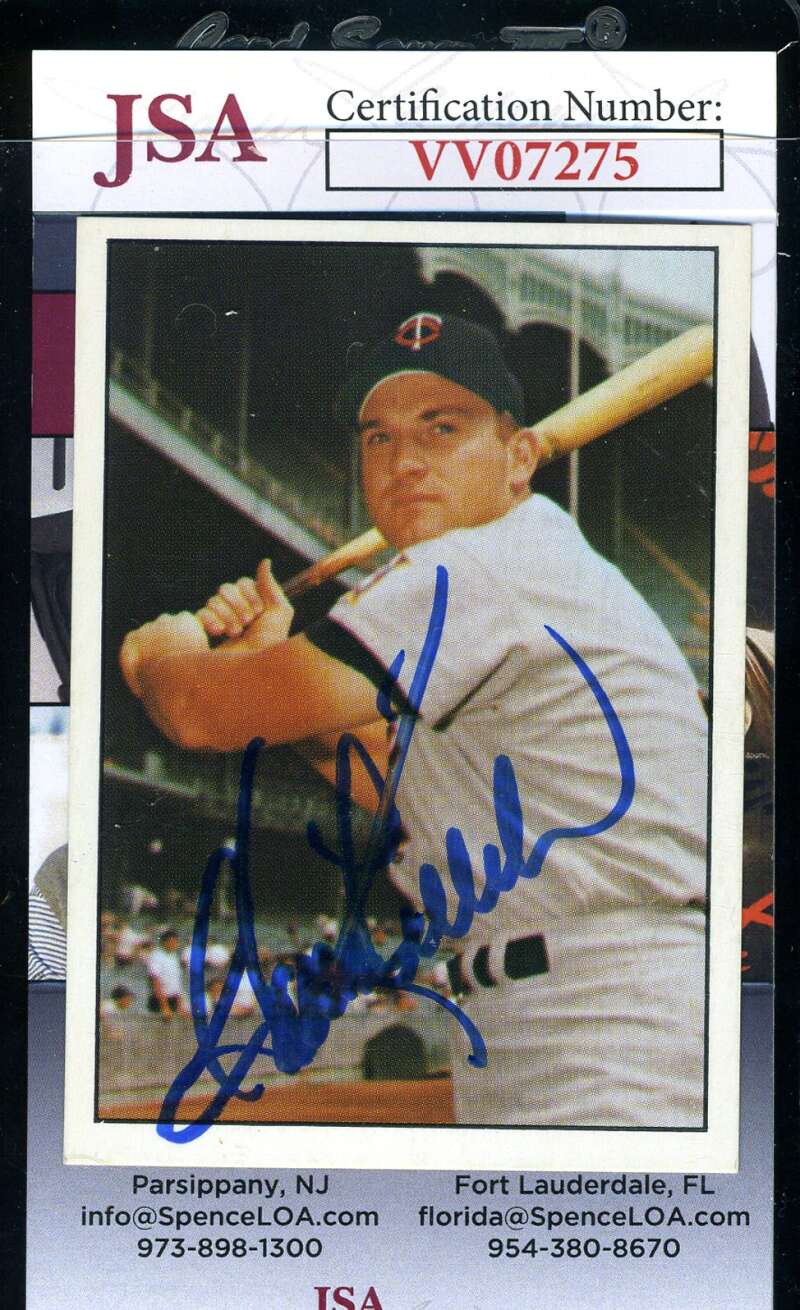 Harmon Killebrew JSA Coa Signed 1978 TCMA Autograph