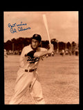 Cal Abrams Signed 8x10 Photo Autograph Brooklyn Dodgers