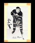 Rudy Migay Signed 1944-63 Beehive Photo 5x7 Premium Toronto Maple Leafs Autograph