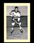 Phil Goyette Signed 1944-63 Beehive Photo 5x7 Premium New York Rangers Autograph